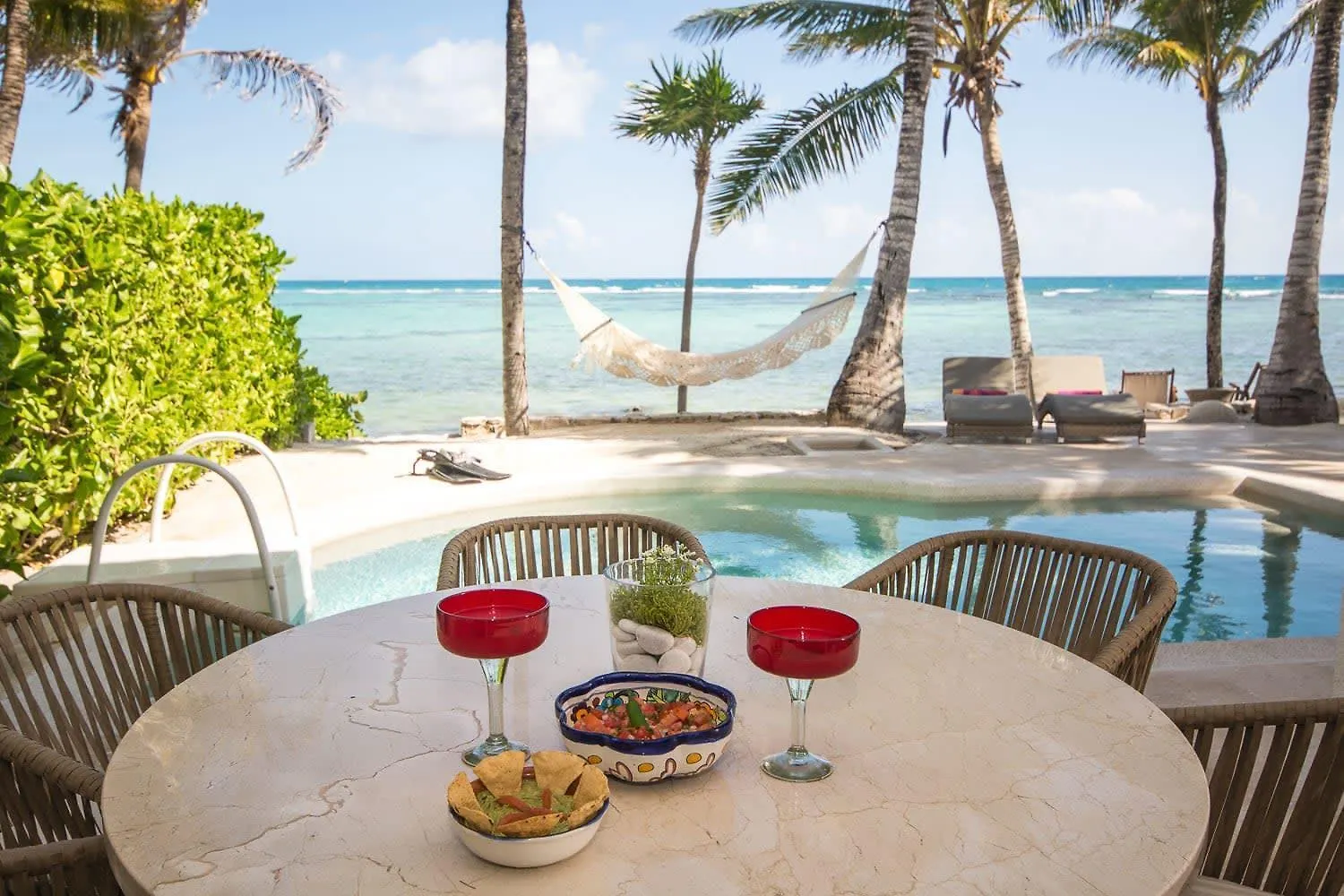 Beachfront With Private Staff In Gated Community Акумаль 0*,